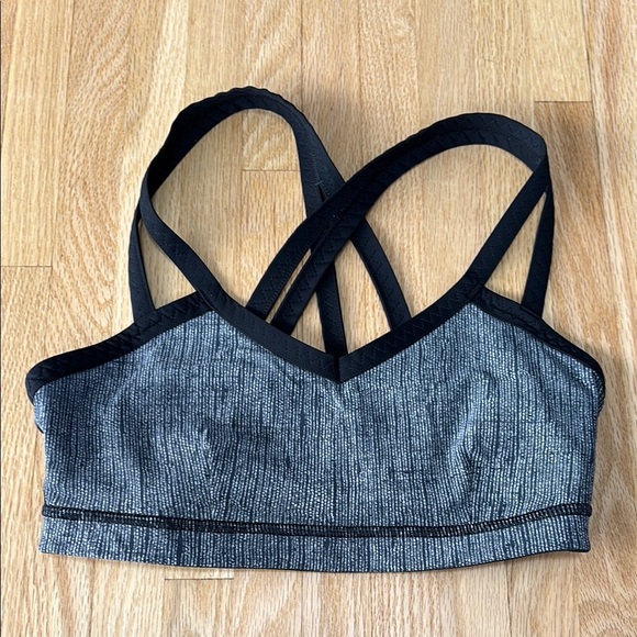 Lululemon Water Bound Bra Burlap Texture Black Dune / Black - Size 4 - Picture 1 of 9